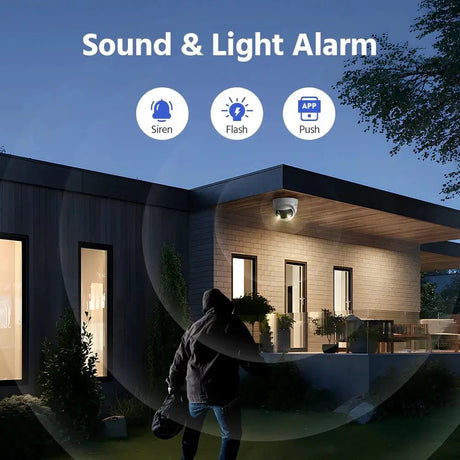 ANNKE 8MP Dual Lens Security Camera With Human Detection And Two Way Audio PoE - stepyours.com