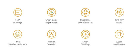 IMOU Cruiser SE Plus Outdoor PTZ WiFi Camera - Color Night Vision AI Detection - stepyours.com