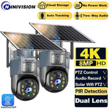 AI Powered Solar Security Camera With Color Night Vision