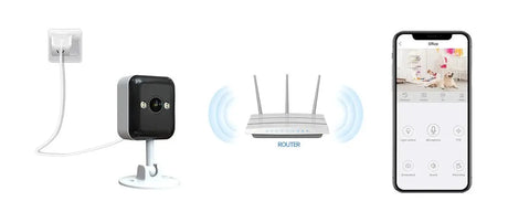 JOOAN 1080P WiFi IP Camera Outdoor Surveillance 5X Digital Zoom Night Vision - stepyours.com