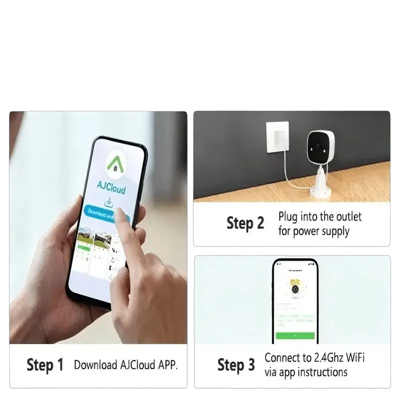 Jennov 2K HD Wireless Security Camera Color Night Vision IP66 Weatherproof - stepyours.com