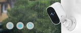 4MP WiFi IP Camera Rechargeable Battery Outdoor Security Camera Night Vision - stepyours.com