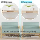 Xiaomi Home Security PTZ 2K Camera Color Night Vision AI Detection Hooks - stepyours.com