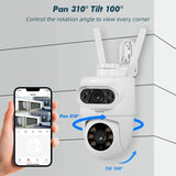 Fuers 8MP Outdoor IP Camera - Auto - Tracking and Tuya Smart Life Compatible - stepyours.com