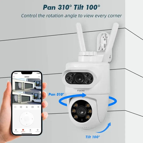 Fuers 8MP Outdoor IP Camera - Auto - Tracking and Tuya Smart Life Compatible - stepyours.com