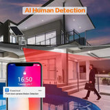 AI Powered Solar Security Camera With Color Night Vision