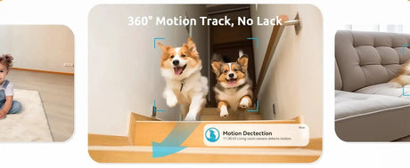 2Pcs Indoor 2K Security Cameras One Touch Call For Home Monitoring - stepyours.com