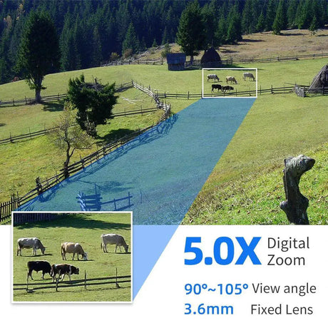 Hiseeu AI Enhanced Wifi PTZ Camera 8MP Ultra HD Security