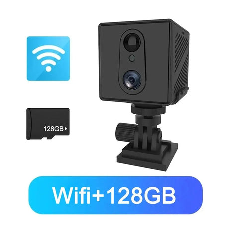 5MP 4G SIM Card Mini Camera - Indoor Night Vision Security Battery Powered Cam - stepyours.com