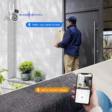 8MP Outdoor WiFi Camera With AI Smart Tracking System