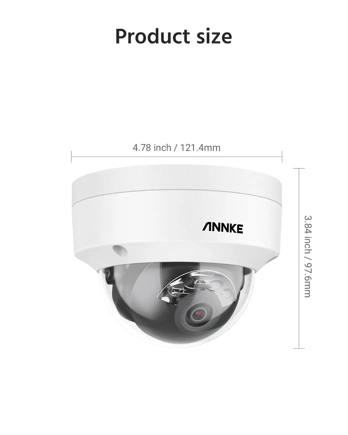 ANNKE 12MP Outdoor Dual Light PoE Security Camera IP67 Night Vision C1200 - stepyours.com