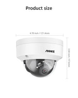 ANNKE 12MP Outdoor Dual Light PoE Security Camera IP67 Night Vision C1200 - stepyours.com