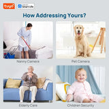 3MP HD Tuya Smart Indoor Outdoor Security Camera With Color Night Vision - stepyours.com