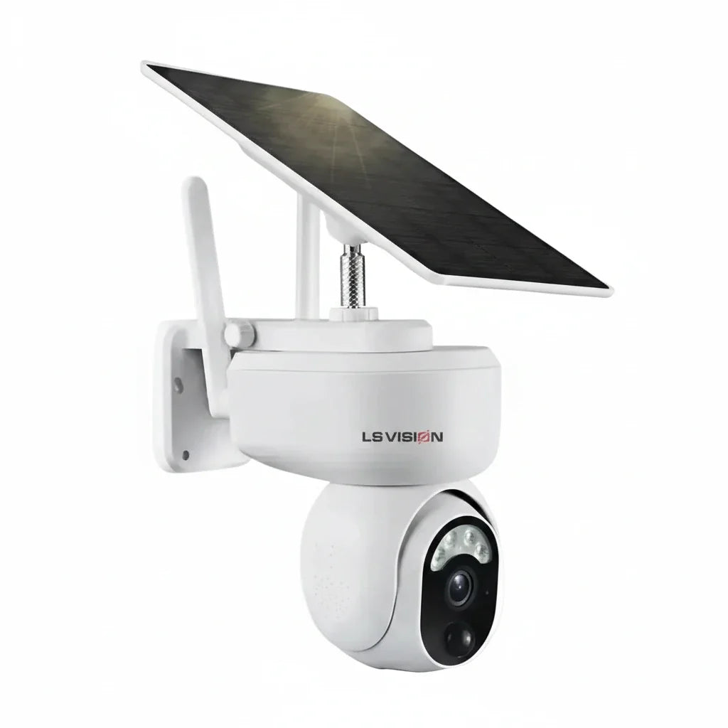 Solar Wireless Security Camera Weatherproof Motion Detection