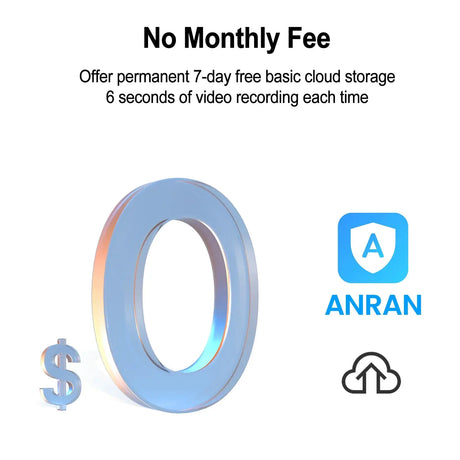ANRAN 5MP Wired Security Camera With Dual Band WiFi 24x7 IP66 Alexa Compatible - stepyours.com