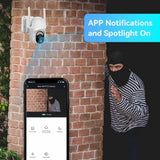 Smart Solar PTZ Outdoor Security Camera With Solar Power