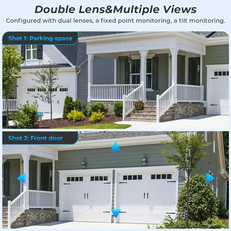 O - KAM 10MP Dual Lens PTZ WiFi Camera - AI Humanoid Detection and Auto Tracking - stepyours.com
