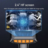 Industrial Endoscope Camera 2.4 Inch IPS LCD 1080P IP67 Waterproof Borescope - stepyours.com