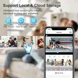 GEMODI 2.4G E27 WiFi Bulb Camera 1080P Night Vision Motion Two Way Audio - stepyours.com
