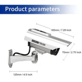 Solar Powered Security Camera With LED Light Deterrent