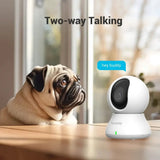 BoyKeep Baby Monitor Camera 2K HD Motion Detection And Two Way Audio 360 View - stepyours.com
