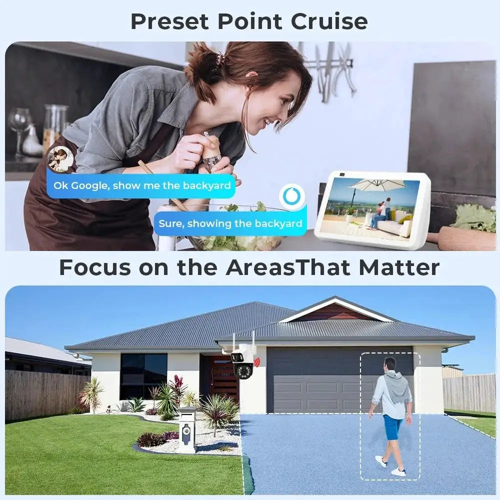 8MP 4K PTZ WiFi Outdoor Camera - Dual Lens AI Tracking for Enhanced Security - stepyours.com