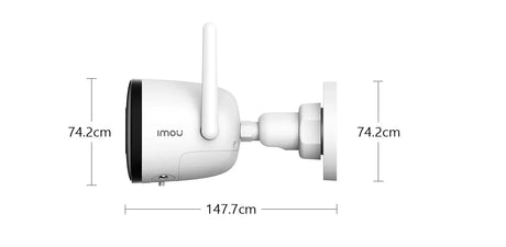 IMOU Outdoor Bullet 2C 5MP WiFi Camera Weatherproof AI Human Detection - stepyours.com