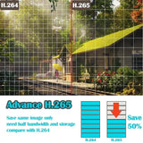 4K 8MP POE Outdoor Security Camera With Night Vision IP66 Weatherproof Bullet - stepyours.com