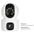 2K 4MP WiFi PTZ Security Camera With AI Tracking Features