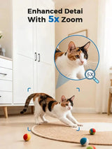 PEGATAH 5MP One - Touch Call Indoor Baby Monitor WiFi Color Night Vision - stepyours.com