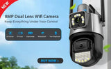 1080P PTZ WiFi IP Camera Outdoor - AI Human Detection 4X Digital Zoom H265 P2P - stepyours.com