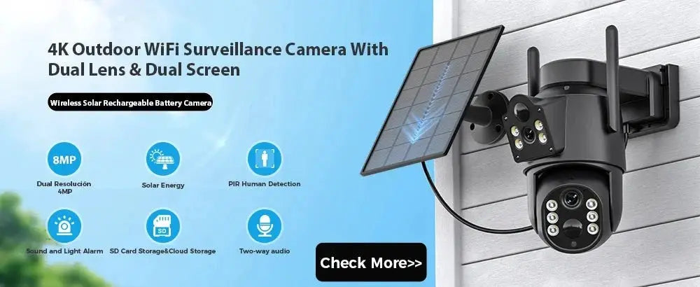 Mini PTZ WiFi Camera 4MP 2K ICsee Surveillance 5X Digital Zoom HD Night Vision - stepyours.com