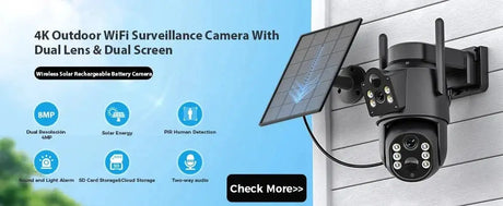 Mini PTZ WiFi Camera 4MP 2K ICsee Surveillance 5X Digital Zoom HD Night Vision - stepyours.com