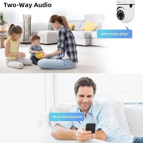 Indoor Smart WiFi Security Camera 3MP HD Pet Monitor