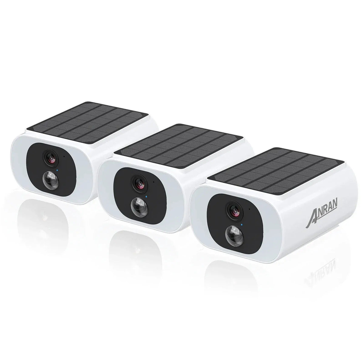 ANRAN Wireless Battery Solar Security Camera Floodlight Color Night Vision - stepyours.com