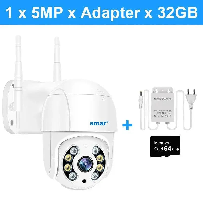 Smart 4K WiFi Outdoor Security Camera With AI Detection