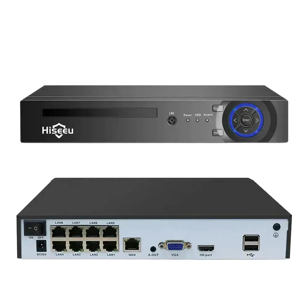 Hiseeu Surveillance System Enhanced Face Detection Setup