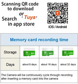 INQMEGA 4MP WiFi Tuya Solar Outdoor Security Camera