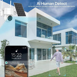 Solar Powered Outdoor PTZ Camera With HD Video And Audio