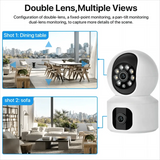 Tuya 8MP Dual Lens WiFi IP Camera - Color Night Vision With Auto Tracking - stepyours.com