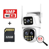 Outdoor Wifi Surveillance Camera With AI Auto Tracking