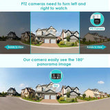 Besder 8MP 4K Dual Lens WiFi IP Camera AI Human Detection Outdoor Security - stepyours.com
