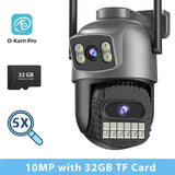 BESDER 15MP WiFi PTZ Outdoor Camera - Dual Screen, 10X Zoom, AI Human Detection - stepyours.com