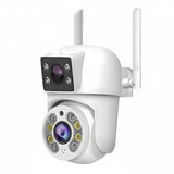 Tuya 8MP WiFi IP Camera PTZ Dual Lens Dual Screen Color Night Vision AI Alerts - stepyours.com