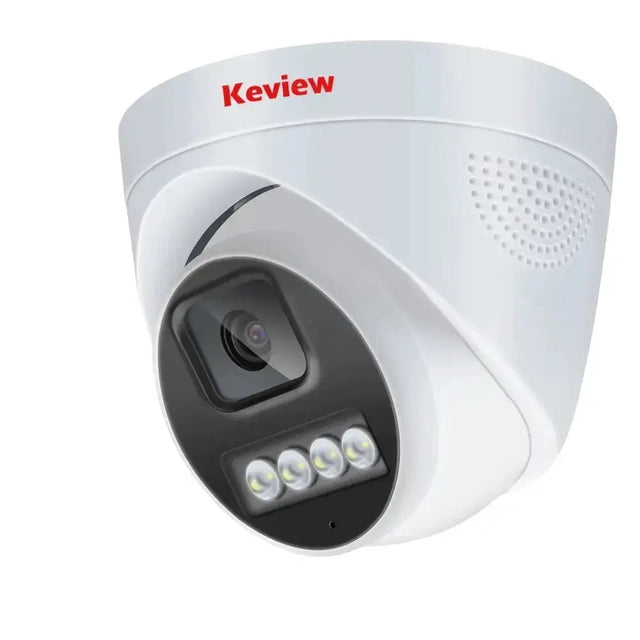 Keview 4K 8MP PoE IP Camera - AI Color Night Vision Indoor Dome Surveillance - stepyours.com
