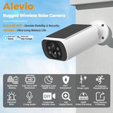 Alevio 2.5K Outdoor Solar Camera Wireless AI Security With Night Vision Hooks - stepyours.com