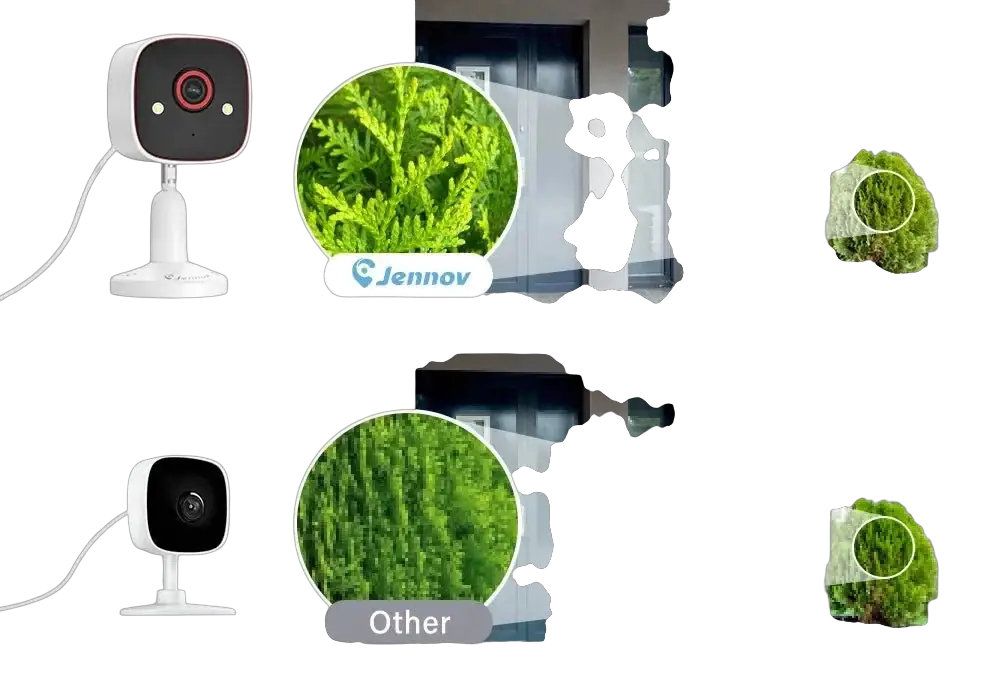 Jennov 2K HD Wireless Security Camera Color Night Vision IP66 Weatherproof - stepyours.com