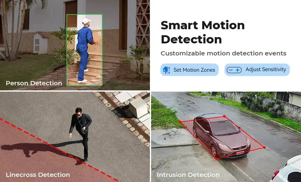 ASECAM 8MP 4K PTZ IP Camera Outdoor - AI Face Detection PoE Security Camera - stepyours.com