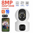 Tuya 8MP Dual Lens WiFi IP Camera - Color Night Vision With Auto Tracking - stepyours.com