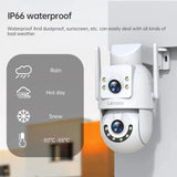 Lenovo HD PTZ Outdoor Camera Dual Lens 6MP With Auto Tracking - 5G WiFi - stepyours.com
